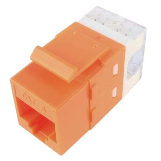 UTP Cat6 Keystone Jack RJ45 Keystone Module 50u Gold Plated